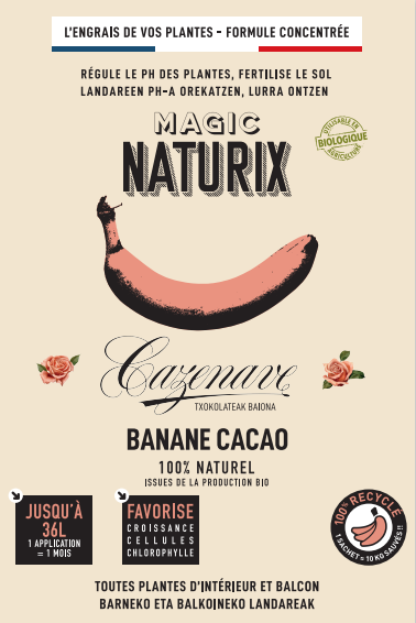 Engrais Banane Cacao Cazenave Chocolatier Bayonne - Issues de l'Agriculture Biologique